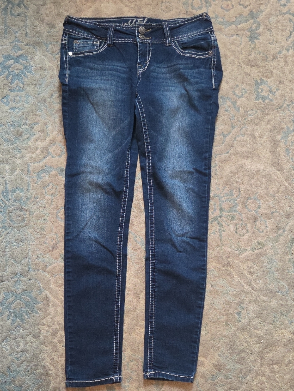 Wallflower Women's Dark Blue Skinny Jeans